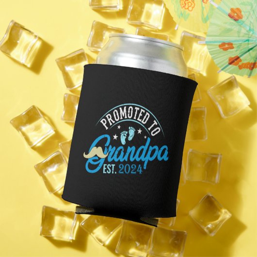 Grandad Est 2024新しいGrandadギフトに昇格 缶クーラー (インサイチュ 夏)