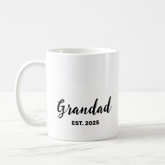 Grandad Established  コーヒーマグカップ (左)