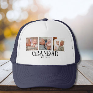 Grandad Established モダンスクリプト 3 写真 キャップ