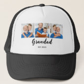 Grandad Established モダンスクリプト 3 写真 キャップ (正面)