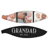 Grandad Established モダンスクリプト 3 写真 バスケットボール (パネル)
