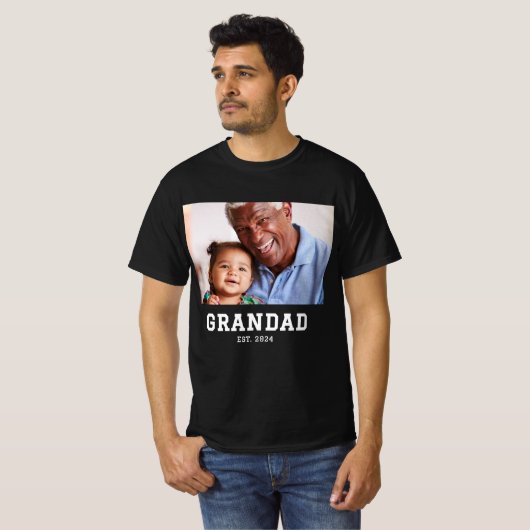 Grandad Established Bold Photo Tシャツ (正面フル)