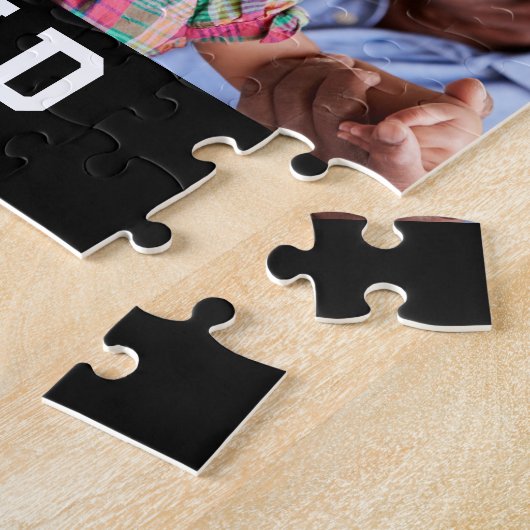 Grandad Established Modern Bold 3 Photo ジグソーパズル (側面)