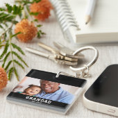 Grandad Established Modern Bold Photo キーホルダー (正面右)