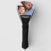 Grandad Established Modern Bold Photo ゴルフヘッドカバー (正面)