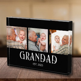 Grandad Established Modern Script 3  フォトブロック