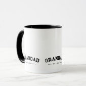 Grandad Established New Grandad Gift マグカップ (正面左)