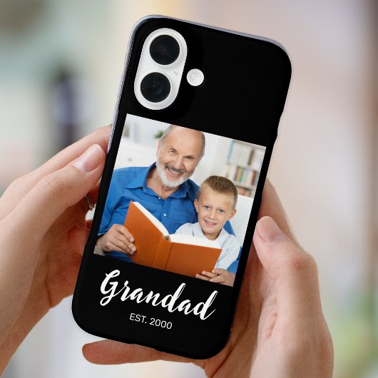 Grandad Established Script Photo ブラック Case-Mate iPhoneケース