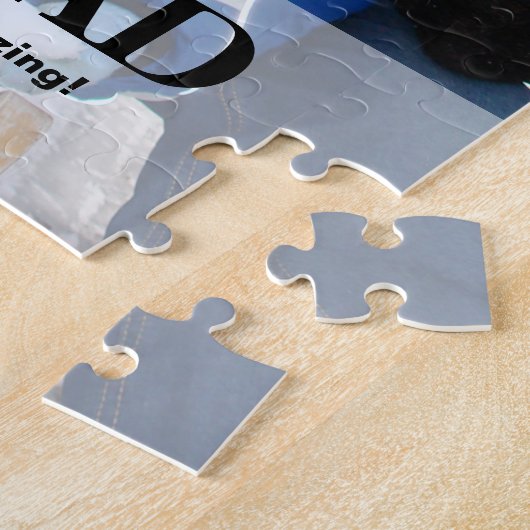 Grandad Happy Father's day写真 ジグソーパズル (側面)