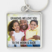 Grandad Love You to the Moon and Back Photo キーホルダー (正面)