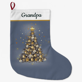 Grandad’s Festive Christmas Stocking – Blue ラージクリスマスストッキング