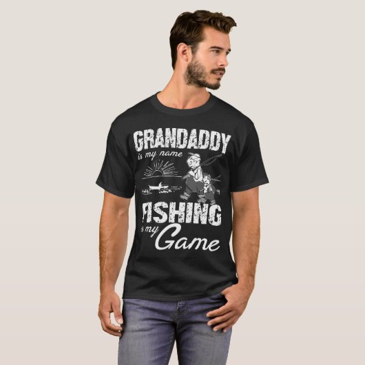 Grandaddyは私の一流の魚釣りのTシャツです Tシャツ (正面フル)