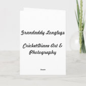 Grandaddy Longlegs カード (裏面)