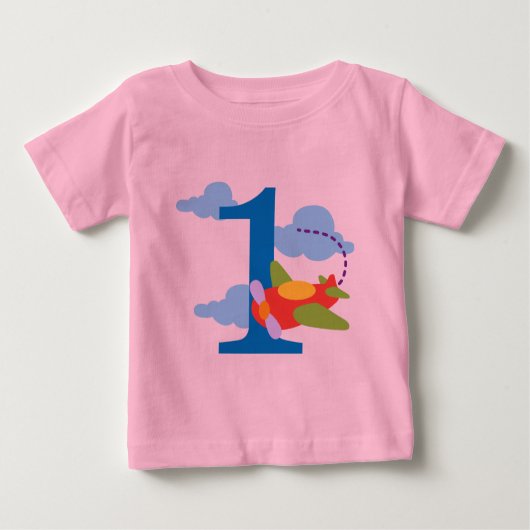Grandchildsの第1誕生日 ベビーTシャツ (正面)