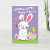 Granddaughter First Easter Art Card カード (正面)