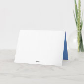 Granddaughter Happy April Birthday with Bluebird カード (裏面)