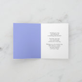 Granddaughter Happy First Mother’s Day Bluebird  カード (内部)