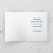 Granddaughter High School Graduat Custom Name Year カード (内部)