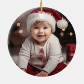 Granddaughter's 1st Cute Mermaid Ocean セラミックオーナメント (裏面)