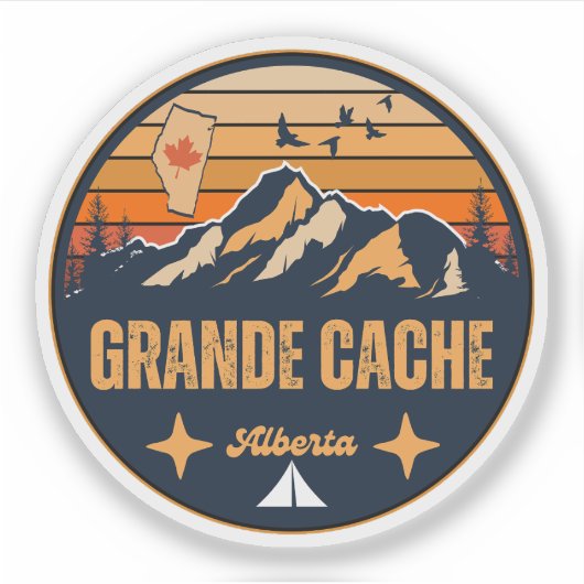 Grande Cache(アルバータ州) シール (正面)