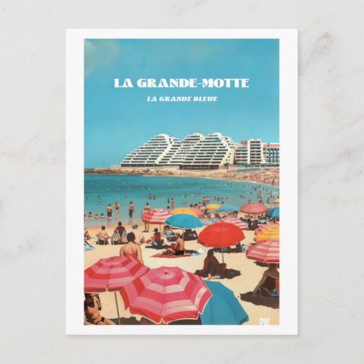 Grande-motte, carte postale QZE32F5-4 ポストカード (正面)