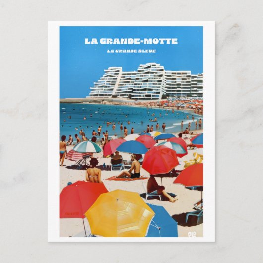 Grande-Motte, carte postale QZE32F5-5 ポストカード (正面)