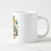 Grande Tasse 10th Birthday Pixel ジャンボコーヒーマグカップ (右)