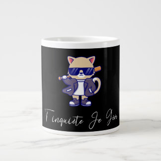 Grande Tasse Humour t'inquiète je gère ジャンボコーヒーマグカップ