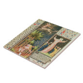 Grandes Heures dからの大石柱9471 f.16r 11月、 タイル (側面)