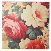 Grandeur Garden Bloom Decorative Ceramic Tile タイル (正面)