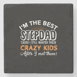 Grandfather Gift | I Am The Best Step Dad ストーンコースター