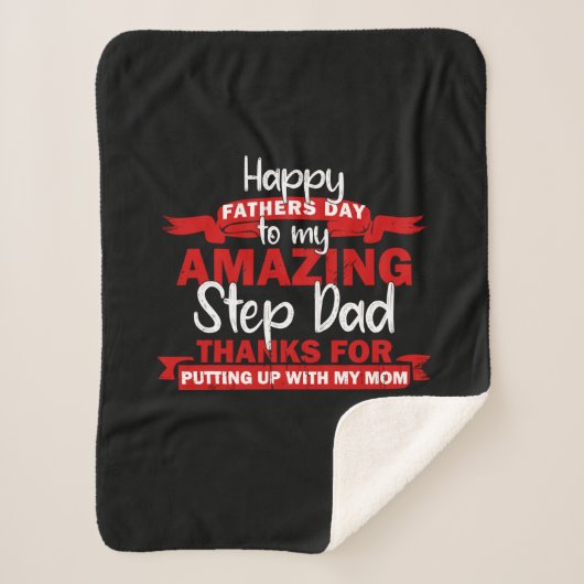 Grandfather Quotes | Amazing Step Daddy シェルパブランケット (正面)