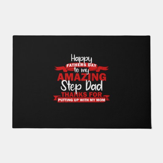 Grandfather Quotes | Amazing Step Daddy ドアマット (正面)