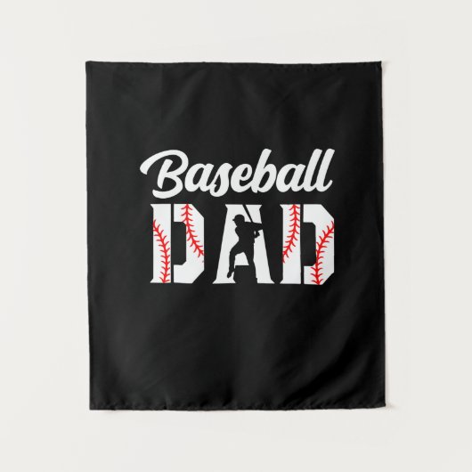 Grandfather Quotes | Baseball Dad タペストリー (正面)