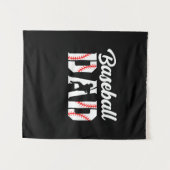 Grandfather Quotes | Baseball Dad タペストリー (正面(横))