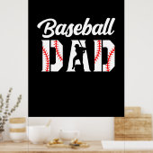 Grandfather Quotes | Baseball Dad ポスター (キッチン)
