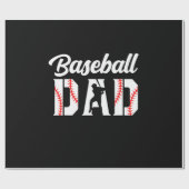 Grandfather Quotes | Baseball Dad ラッピングペーパー (フラット)