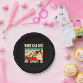 Grandfather Quotes | Best Cat Dad Ever ペーパープレート (パーティー)