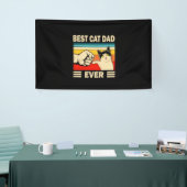 Grandfather Quotes | Best Cat Dad Ever 横断幕 (トレードショー)