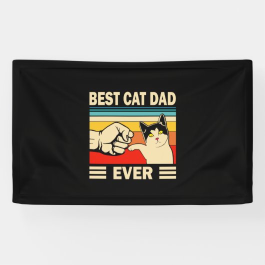 Grandfather Quotes | Best Cat Dad Ever 横断幕 (横)
