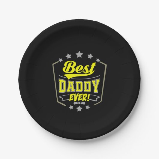 Grandfather Quotes | Best Daddy Ever ペーパープレート (正面)