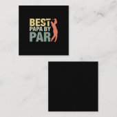 Grandfather Quotes | Best Papa By Par Golf ノートカード (正面/裏面)