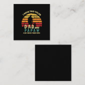 Grandfather Quotes | Dad And Papa I Rock Them ノートカード (正面/裏面)