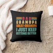 Grandfather Quotes | Dad Great Grandpa クッション (ブランケット)