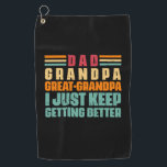 Grandfather Quotes | Dad Great Grandpa ゴルフタオル<br><div class="desc">Grandfather Quotes | Dad Great Grandpa</div>