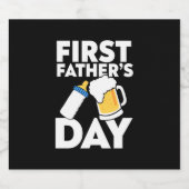 Grandfather Quotes | First Father's Day スパークリングワインラベル (シングルラベル)