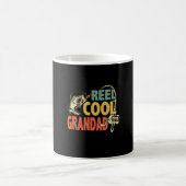 Grandfather Quotes | Fishing Cool Grandad コーヒーマグカップ (中央)