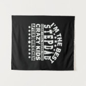 Grandfather Quotes | I Am The Best Stepdad タペストリー (正面(横))