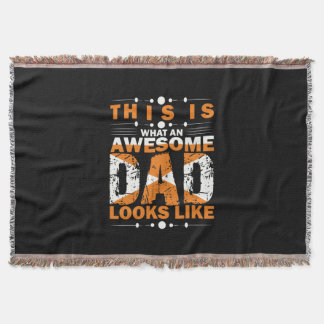 Grandfather Quotes | What An Awesome Dad スローブランケット