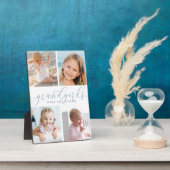 Grandgirls Make Life Grand | Four Photo Collage フォトプラーク (側面)